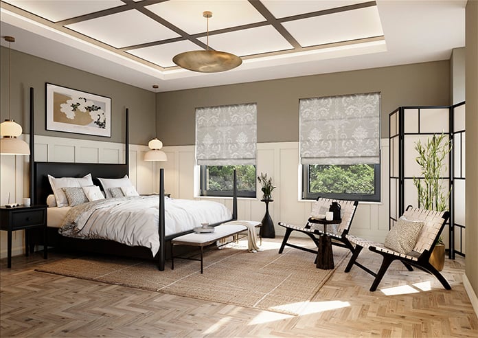 Laura Ashley Josette, Steel - Roman Blind - Image 6